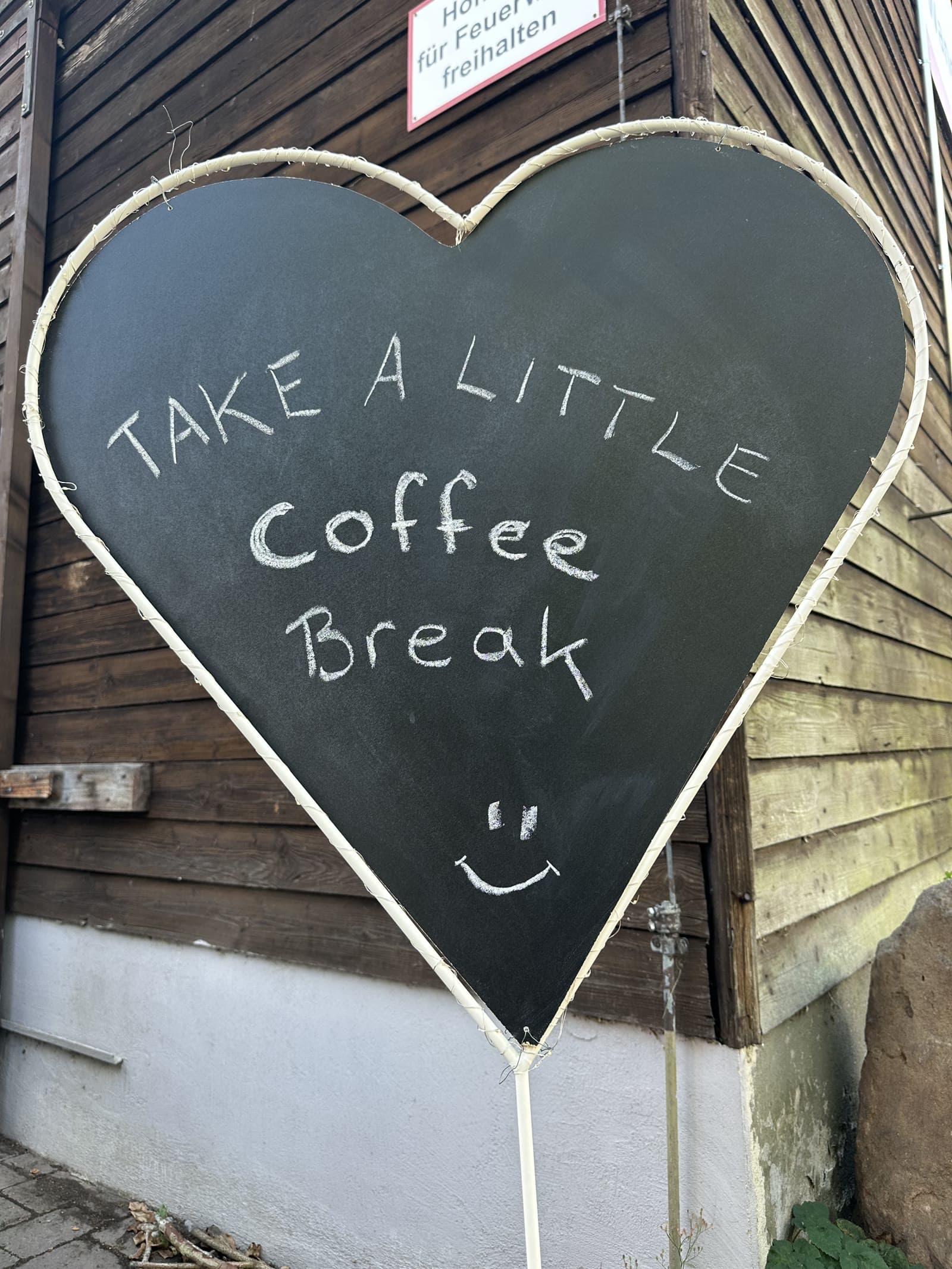 Zeit für eine Kaffeepause