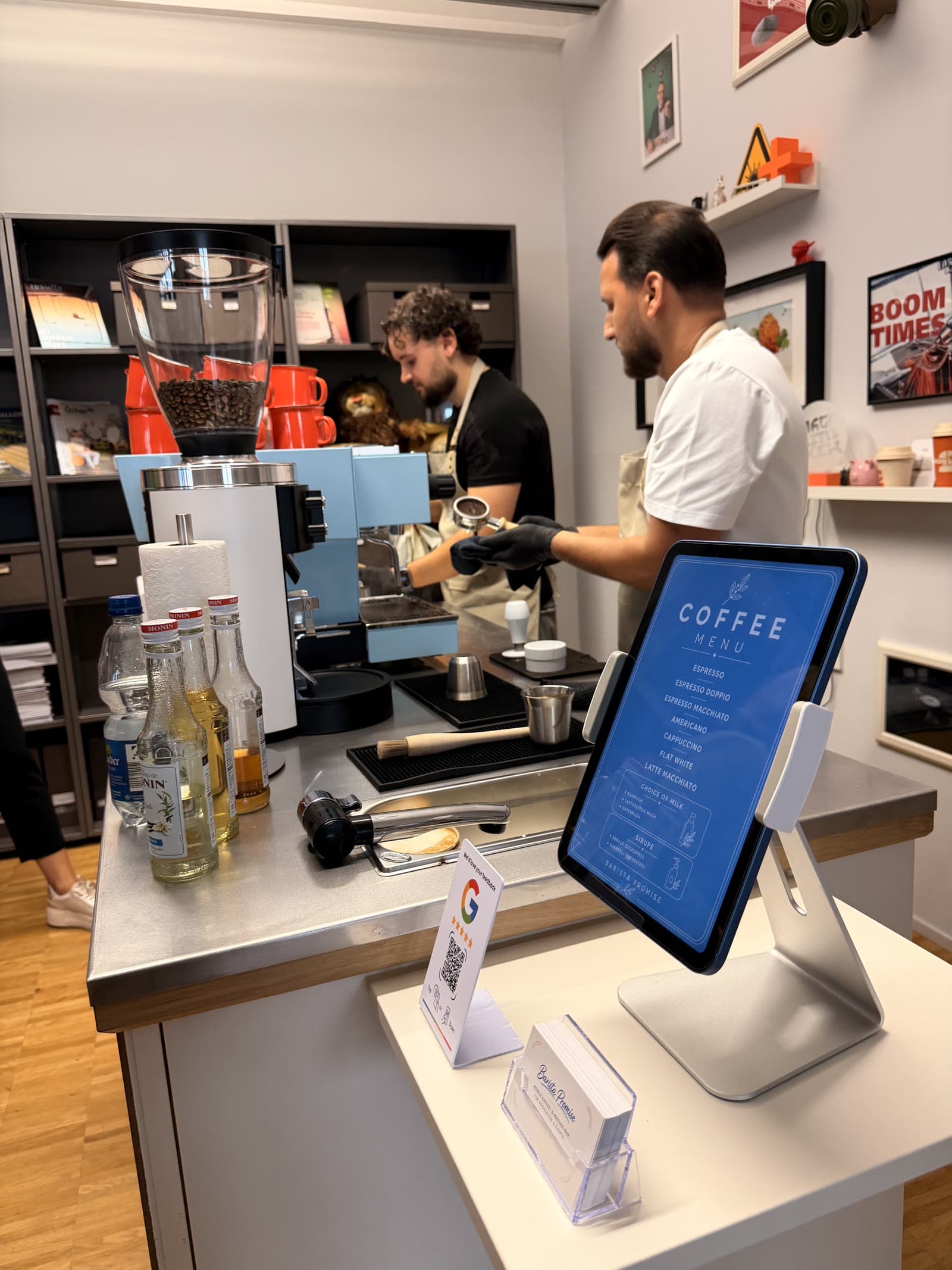 Barista Promise im Einsatz