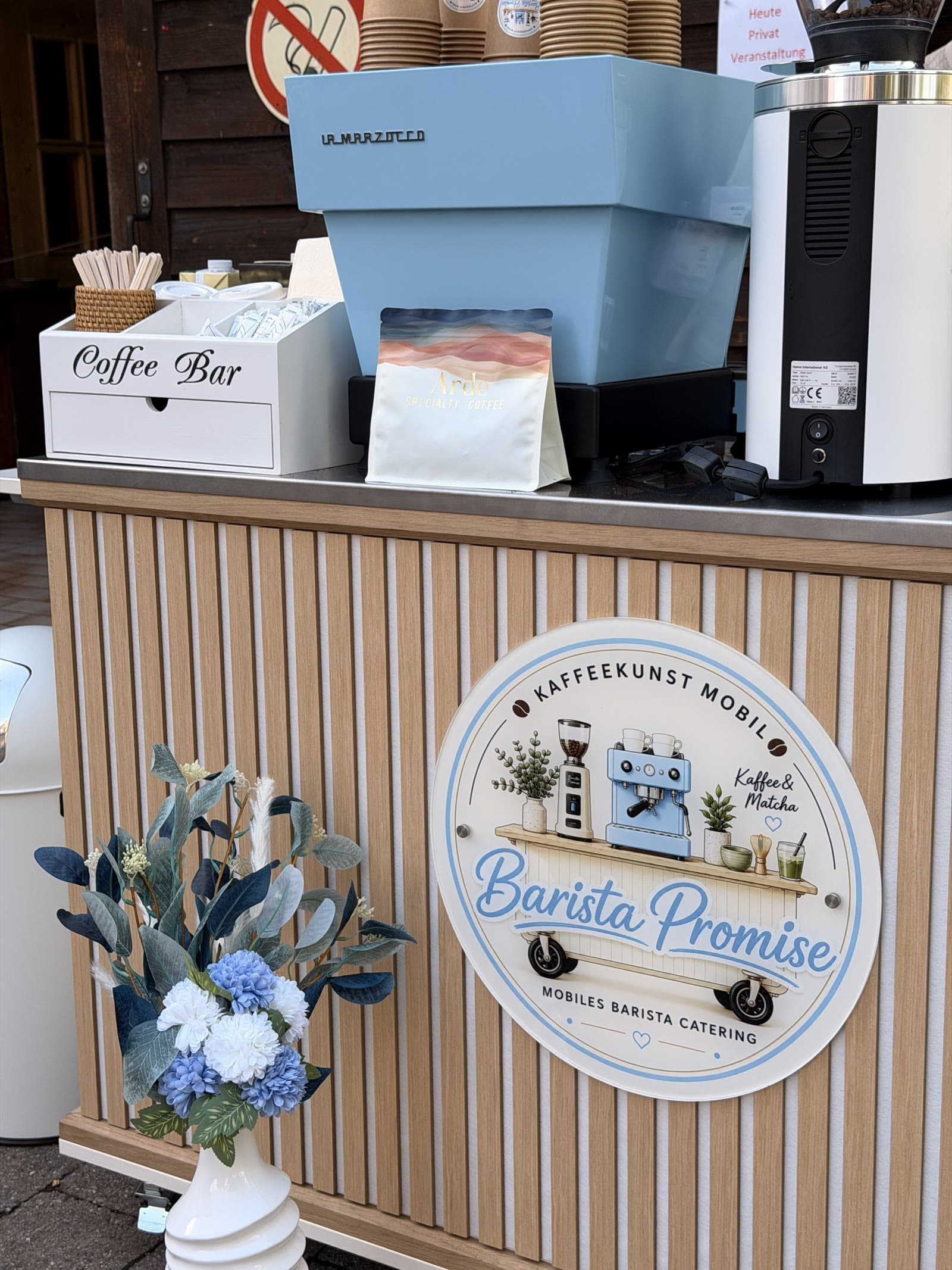 Unsere mobile Kaffeebar